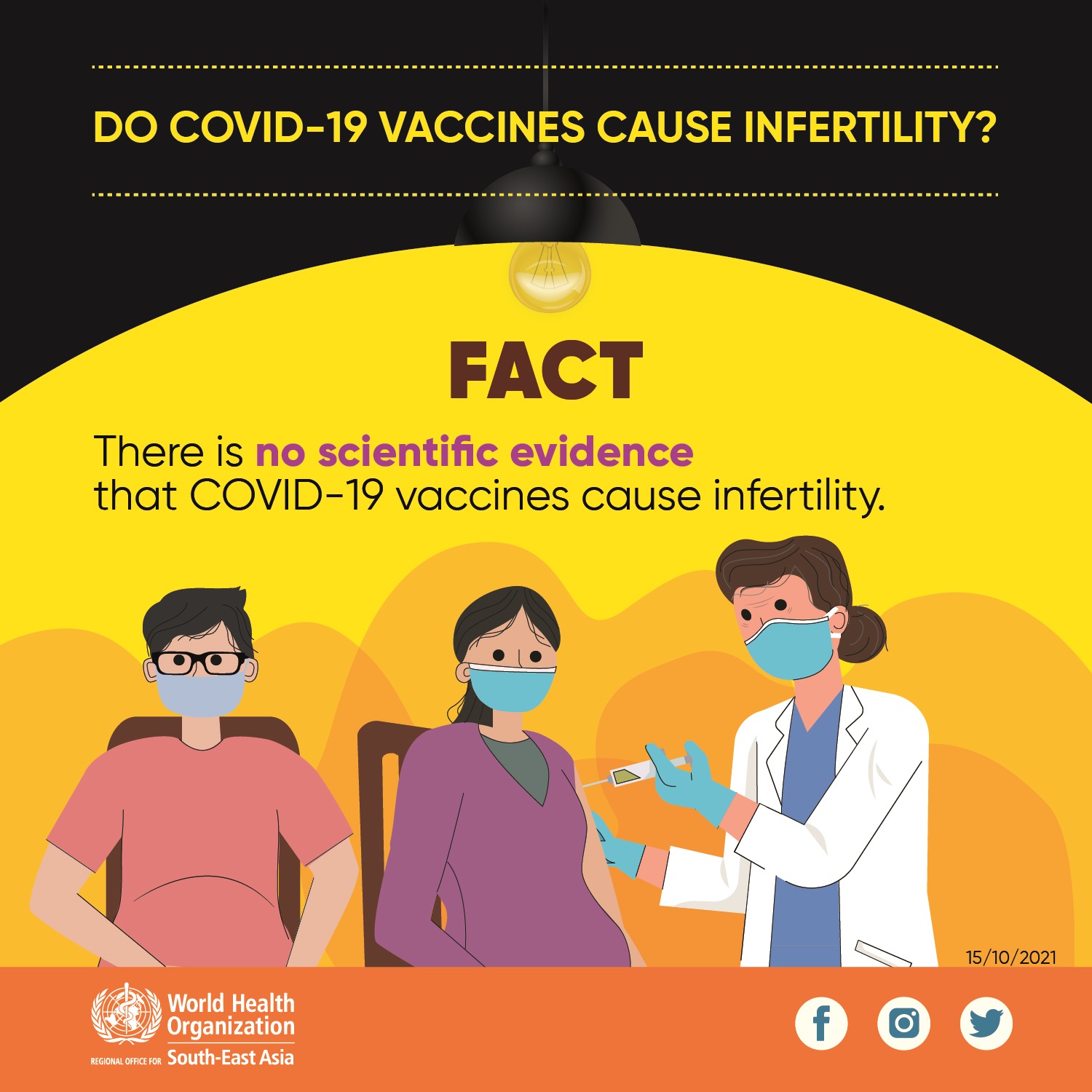 Do COVID-19 vaccines cause infertility? infertility