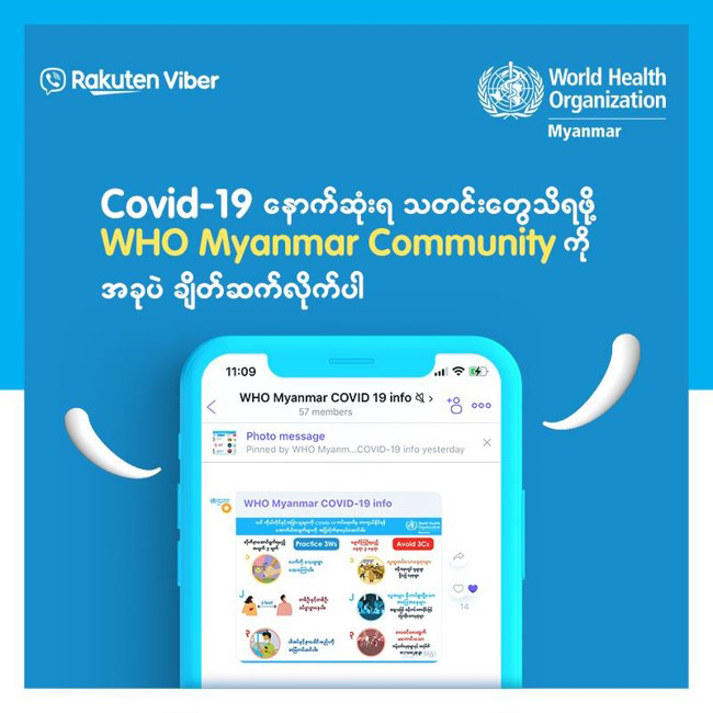 WHO Myanmar Viber community WHO Myanmar Viber community